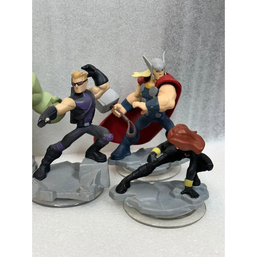 Disney Infinity‎ Marvel Avengers Hulk Hawkeye Thor Black Widow Figures 2.0